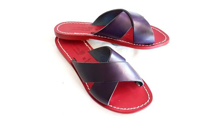560 Viola su base Rosso